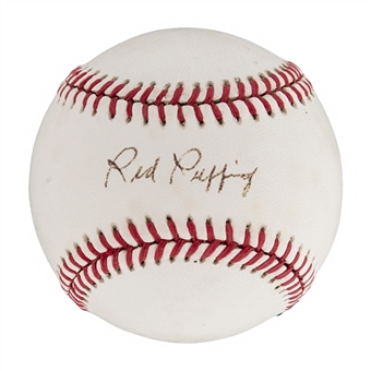 Red Ruffing Single-Signed A.L. Baseball (JSA)